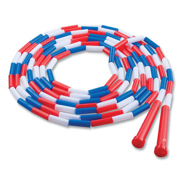 Champion Sports Segmented Plastic Jump Rope, 16 Ft, Red-blue-white freeshipping - TVN Wholesale